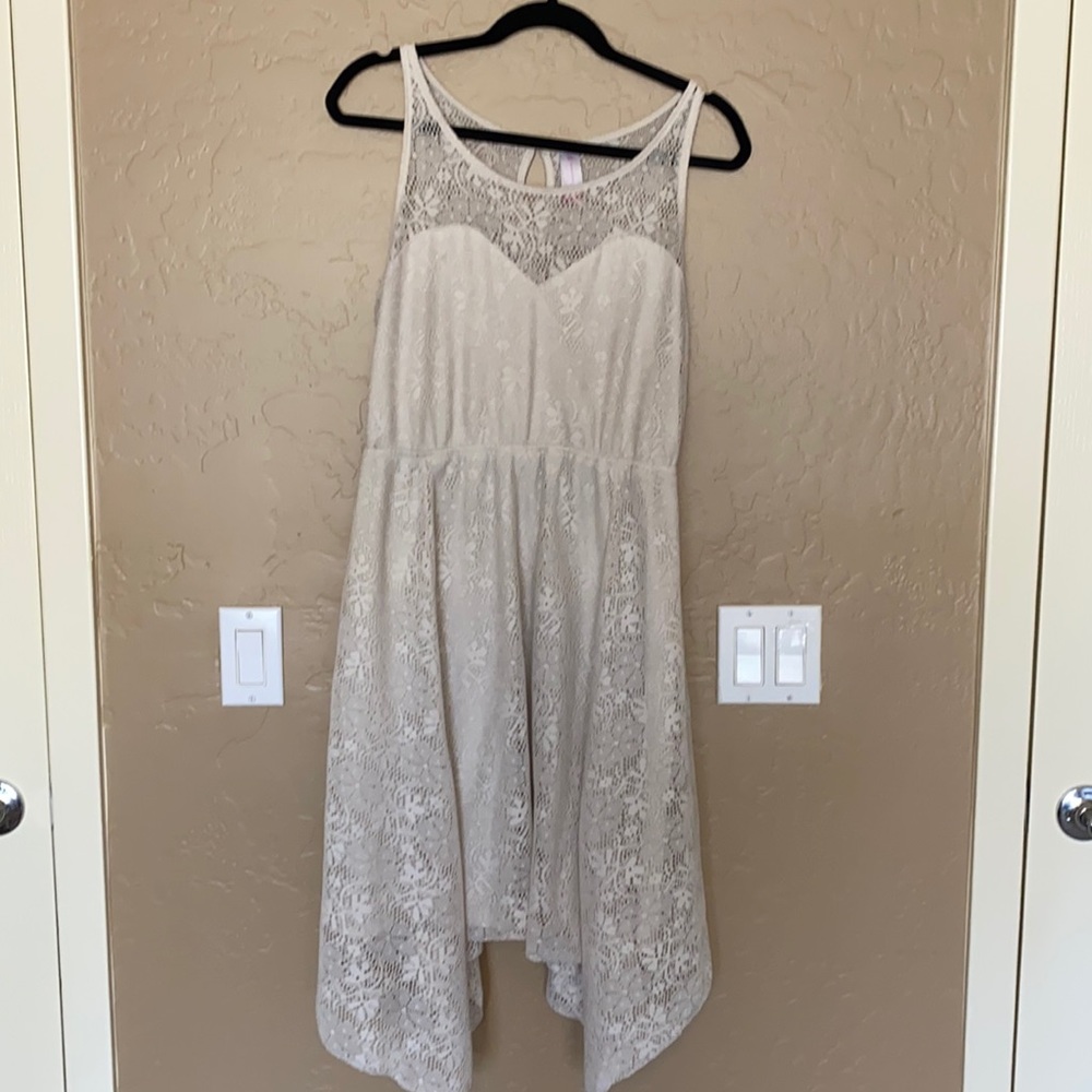 Cream lace dress